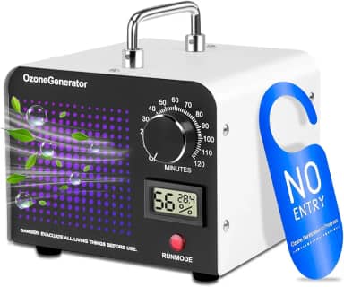 Gerador de Ozonio 68,000 Mg/H, Purificador de Ar 110V, Ozonizador de Ambiente, Ozonizador para Casa, Carro, Fazenda, Animais de Estimação