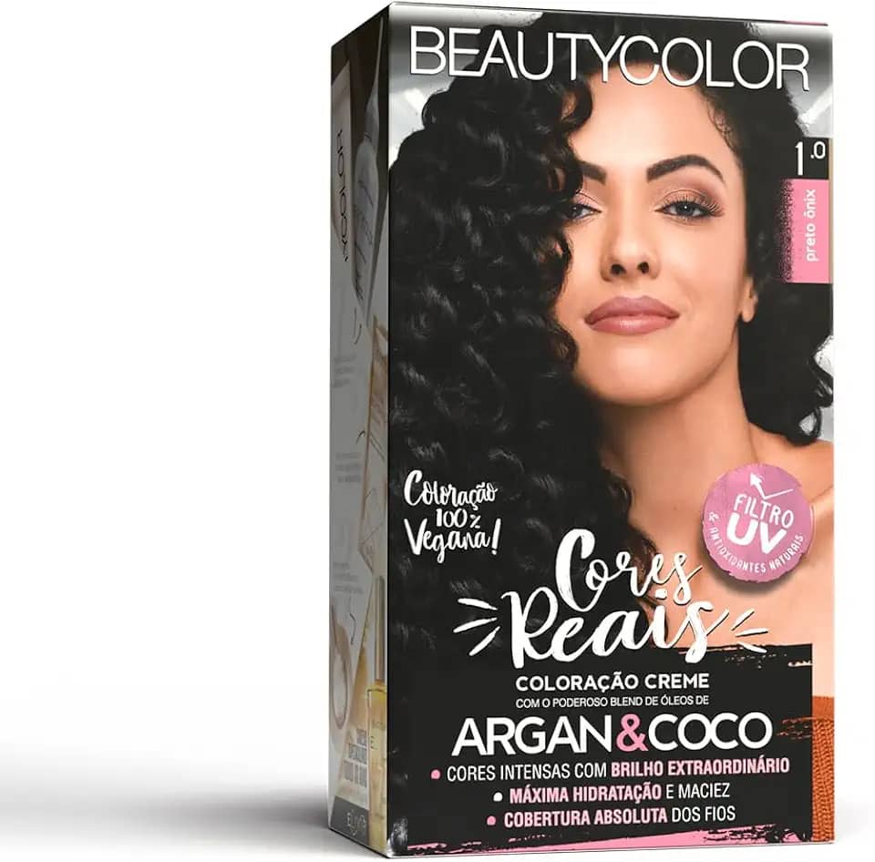 Coloração Kit BEAUTYCOLOR - 1.0 Preto Ônix