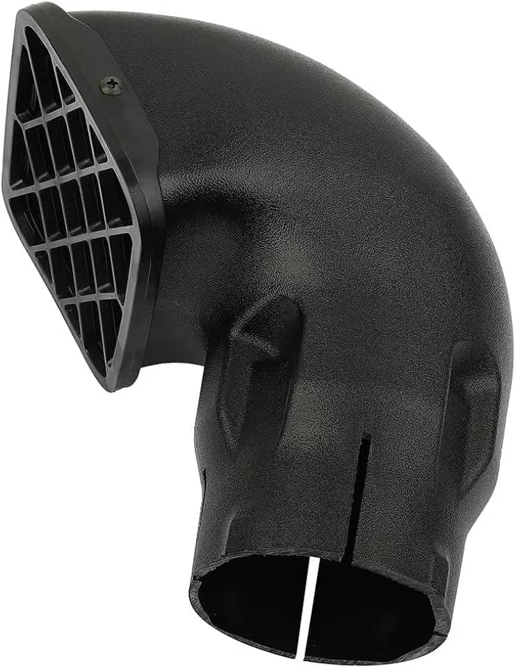 SCITOO Cabeça de snorkel automotivo de 8,9 cm para TOYOTA para Landcruiser VDJ76/78/79 peças de reposição preto Ram Air Kit de peças de admissão de ar conjunto de peças