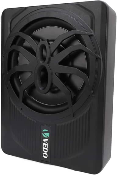 Subwoofer Ativo 10 Polegadas para Carro, 150W RMS Potência Real, Bass Puro Sob o Banco, Alto-Falante Slim de Alta Performance - Melhora Grave 0-12dB, Alumínio, Baixa Distorção, Fácil Automotivo