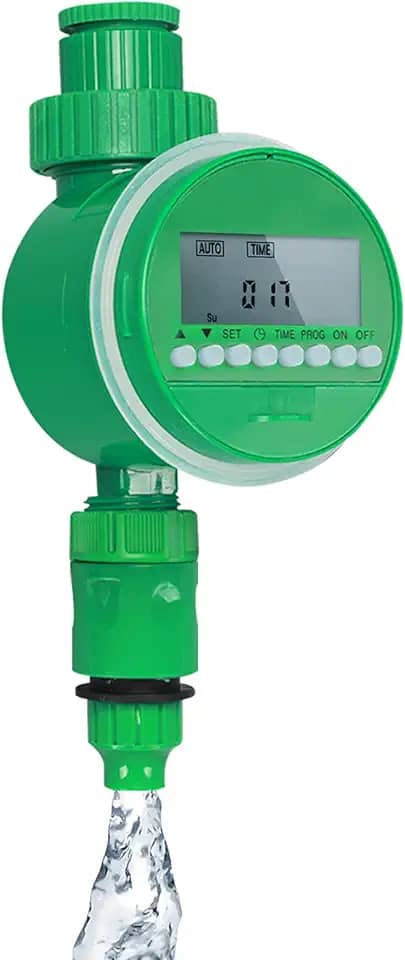 Smaye Controlador De Irrigação Automático Para Economia De Agua Em Jardins domésticos, Irrigador Com Temporizador Digital, Verde