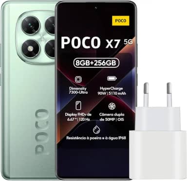 Smartphone Xiaomi Poco X7 5G NFC 8GB RAM 256GB ROM[24095PCADG] (GREEN, 8+256)