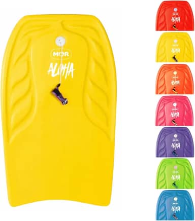 Prancha De Natação Surf Bodyboard 57cm Mar Infantil Brinquedo Para Praia - 1559 Mor - Amarelo