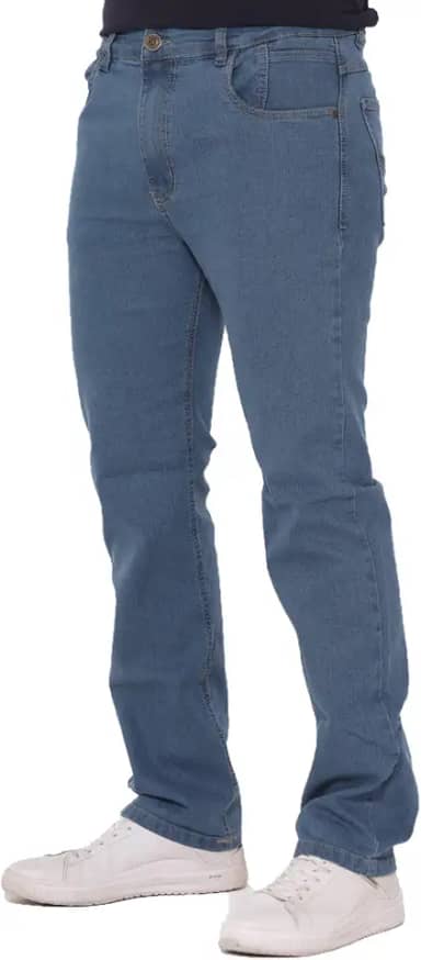 Calça Reta Jeans Masculina Elastano Tradicional Malloy