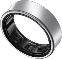 Samsung Galaxy Ring - Anel Smart Ring Prata - Resistente à Água até 100m - Monitoramento de Saúde com Galaxy AI - Bateria de até 7 Dias - Titânio Prata