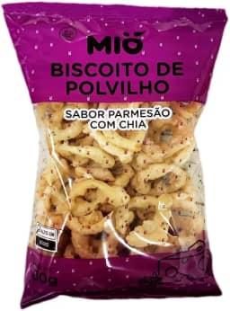 Biscoito Polvilho Mió Parmesão com Chia 80g