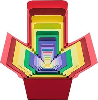 Caixa de presente de pegadinha, 12 peças, caixa surpresa empilhável, conjunto de pacote de pegadinhas para aniversário, casamentos, aniversários, Natal, Dia dos Namorados, presentes para mulheres,