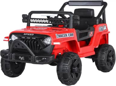 Carrinho Elétrico Infantil Mini Jipe Ride On 12v Maxi Toys (Vermelho)