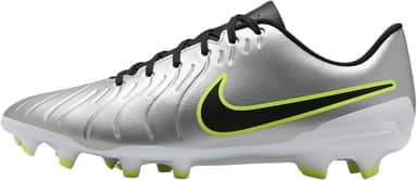 Chuteiras de futebol Tiempo Legend 10 Club Multi-Ground Cano baixo (DV4344-001, prata metálico/volt/preto)