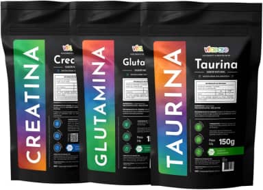 Creatina - L-Glutamina - Taurina | 150g | vitaease (150g, Sem sabor)