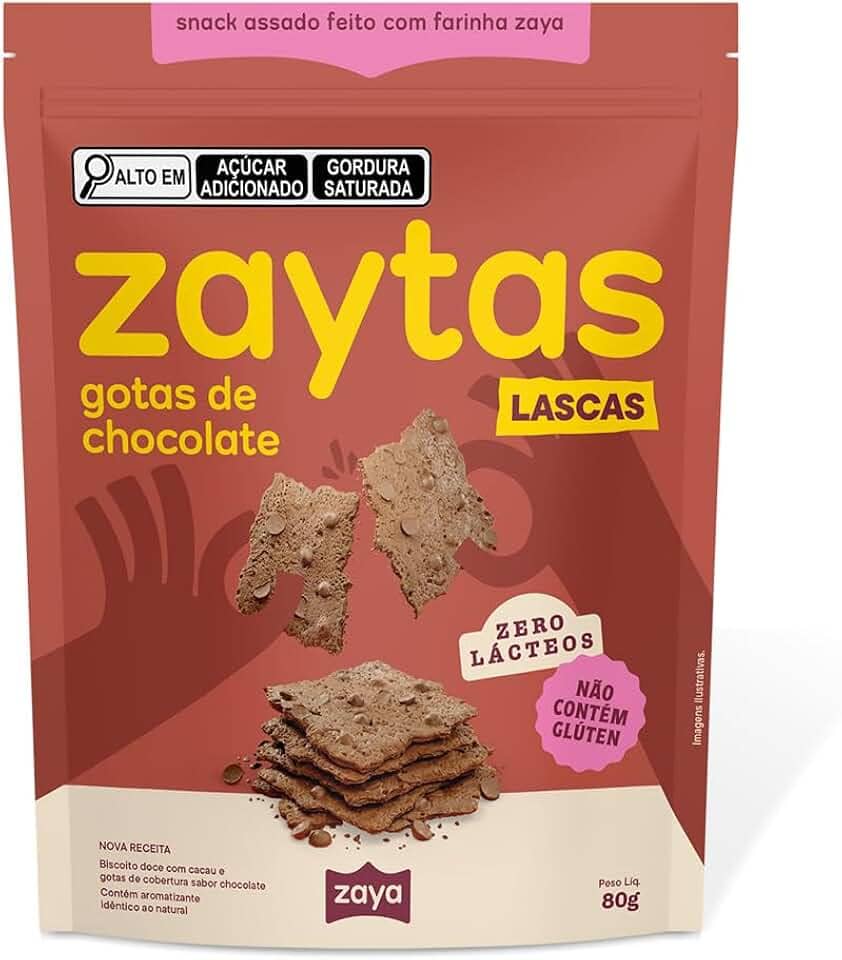 Zaytas Gotas de Chocolate, Lascas - Zero Lacteos - 80g