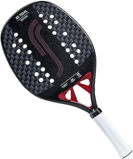 FOXCUP Raquete de Beach Tennis Robin Söderling Tidal Edition Preta e Vermelha