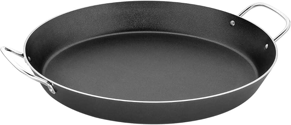 Paellera de Alumínio com Revestimento Interno de Antiaderente Diâmetro 38Cm, Tramontina 20125038, Grafite