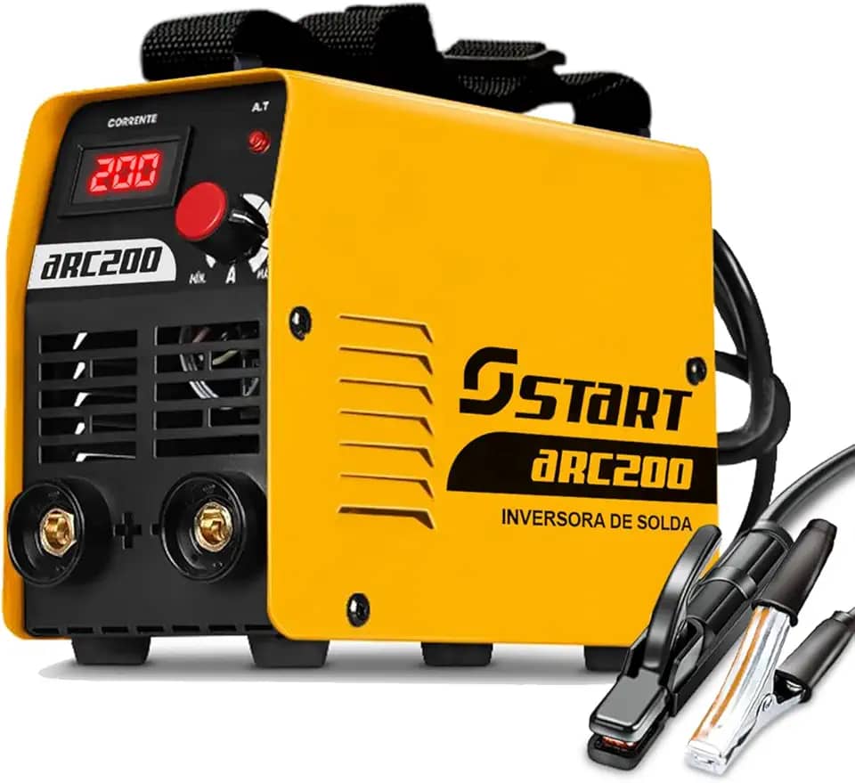 Máquina Inversora De Solda Portatil Mma Eletrodo Tig 220v Top Arc200