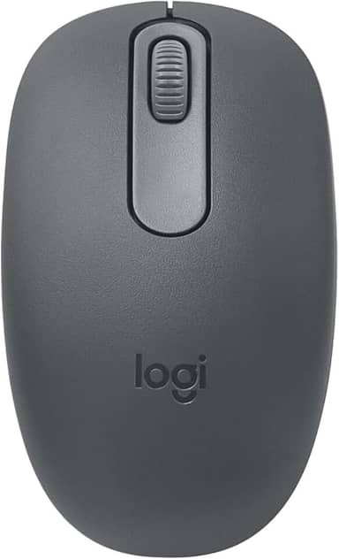 Mouse sem fio Logitech M196 com Conexão Bluetooth, Design Ambidestro Compacto, Rastreamento Preciso, Compatível com PC e Mac, Windows e macOS - Grafite