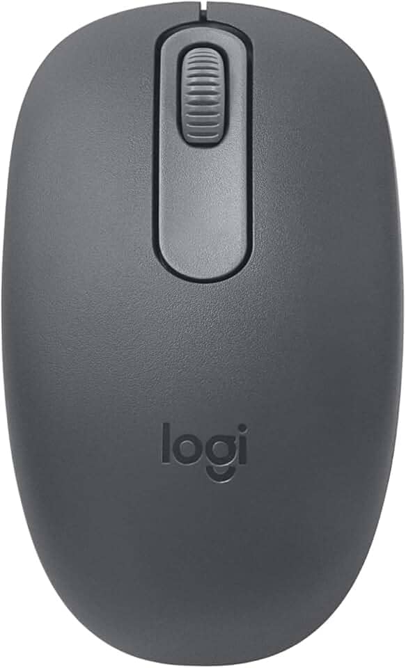 Mouse sem fio Logitech M196 com Conexão Bluetooth, Design Ambidestro Compacto, Rastreamento Preciso, Compatível com PC e Mac, Windows e macOS - Grafite