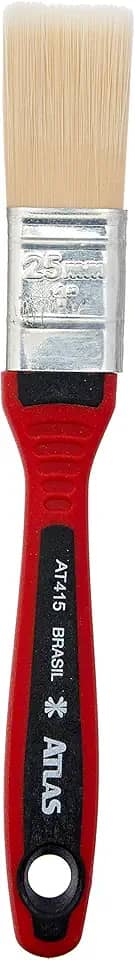 Atlas - Trincha Dupla de 1" com Cerdas Sintéticas com Tecnologia Plumatek de Fios em Formato Estrelado