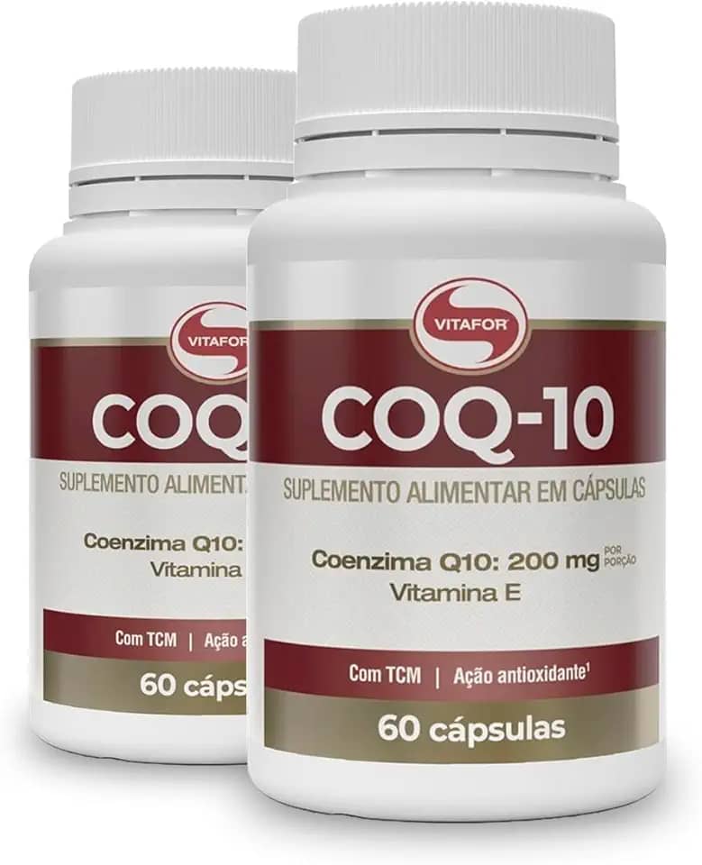 Kit 2 Coenzima Coq-10 Vitafor 60 cápsulas