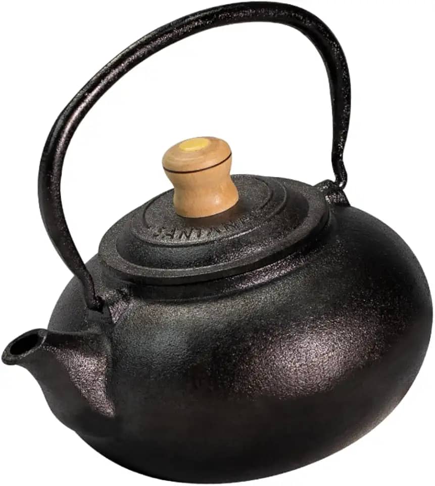 Chaleira De Ferro Fundido Com Alça e Tampa 1,9 Litros