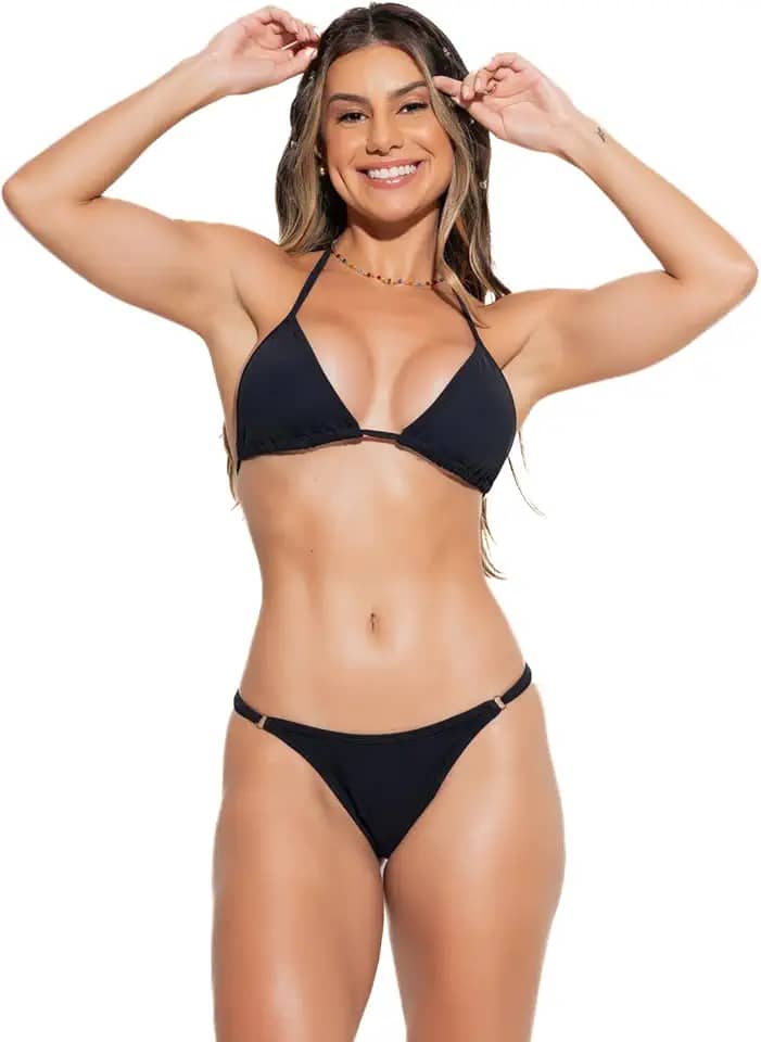 Biquíni Cortininha Regulagem Fio Duplo Marquinha Fita Verão Mvb Modas