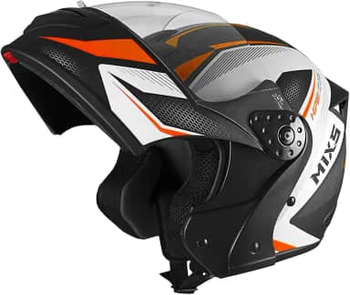 Capacete Escamoteável MIXS Gladiator Neo 62 Laranja