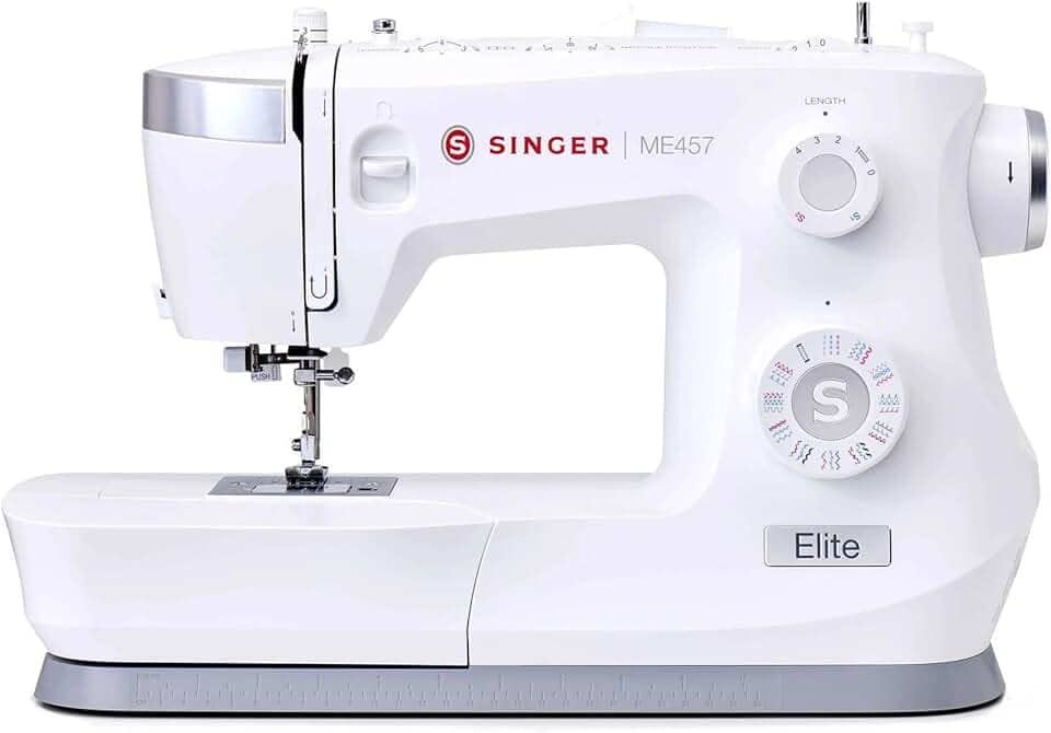Máquina de Costura Overlock Singer S0105 127V | 6 Tipos de Pontos, 1.300 PPM | Braço Livre, LED, Estrutura em metal | Costura com 1 ou 2 Agulhas | Ideal para Malha, Bainha e Acabamentos Profissionais