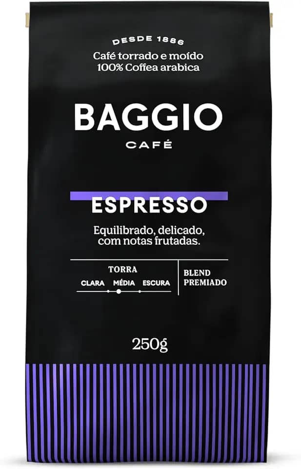 Baggio Café Café Torrado e Moído Espresso 250g