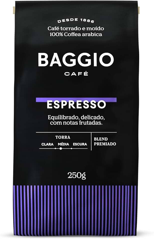Baggio Café Café Torrado e Moído Espresso 250g