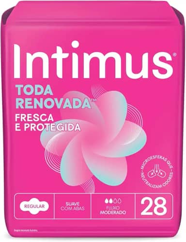 Absorvente Externo Intimus Antibac Comabas - 28 Unidades, Tifany