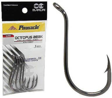 Maruri, Anzol Maruri Pinnacle Octopus Beak N10/0 5 Unidades Aço Carbono