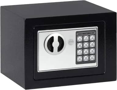 Cofre Eletrônico Digital Teclado Com Senha e 2 Chave Extra Residencial e Comercial