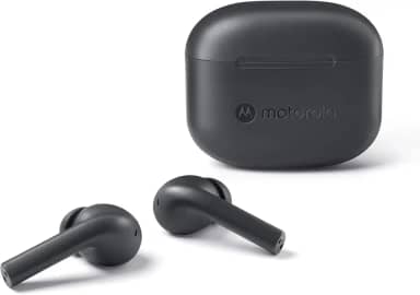 Motorola Moto Buds 065 - True Wireless, fones de ouvido, isolamento de ruído e 17 horas de reprodução, controle de toque em ambos os fones de ouvido, IPX4 resistente à água, microfone ENC para
