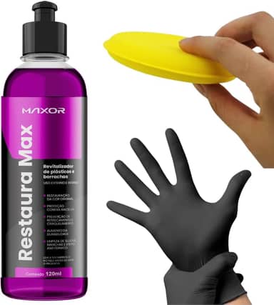 Revitalizador De Plasticos Restaura Max 120ml Maxor