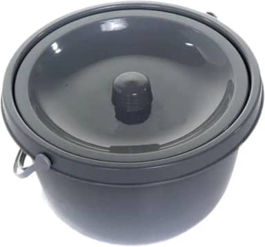 harayaa Vaso sanitário portátil, mictório leve com tampa seladora de odores, vaso sanitário portátil, cômoda de cabeceira para quarto, camping, casa, barraca,