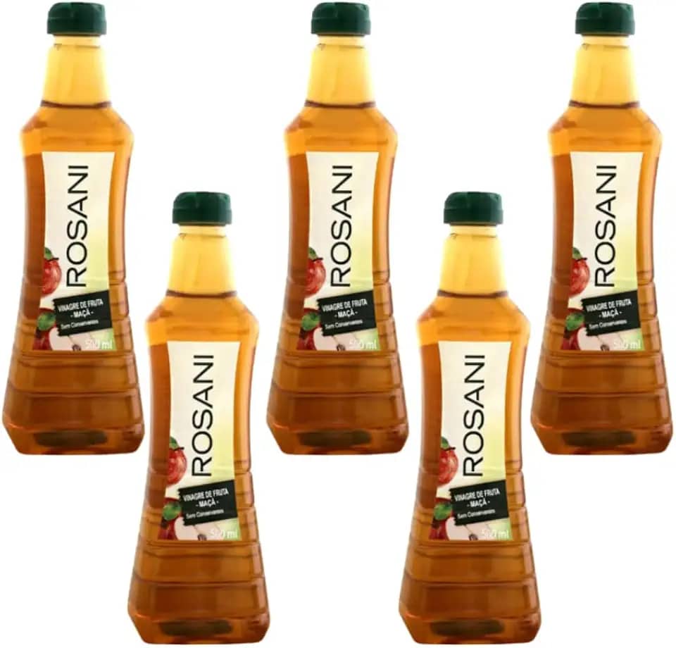 Vinagre De Maçã Rosani - 500 Ml Kit 5 Unidades