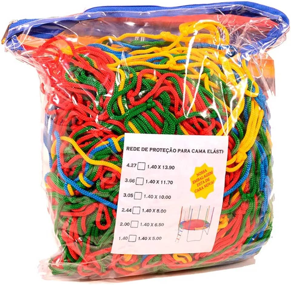 Rede de Proteção para Cama Elástica Pula Pula 3,66m 3,70m