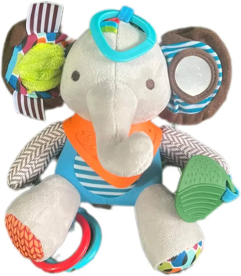 Pelúcia Sensorial infantil Conforto de bebê (Elefante)