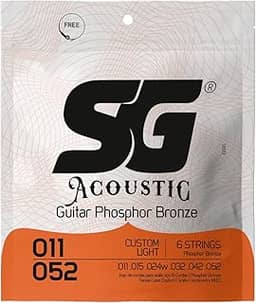 Encordoamento 011 SG Bronze Fosforo para Violão