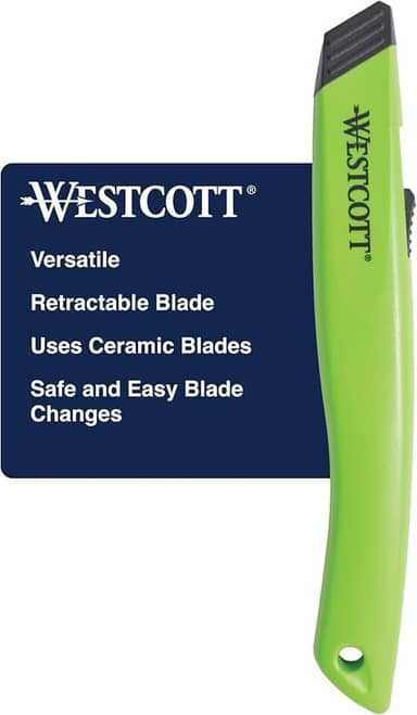 Estilete Westcott 1647 com lâmina de cerâmica Slice