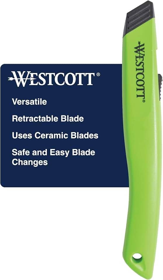 Estilete Westcott 1647 com lâmina de cerâmica Slice