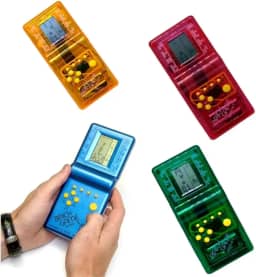 Mini Game Retrô Portátil Infantil Unissex 9999 Jogos em 1 Console de Mão Clássico Brinquedo Educativo Interativo com Tela LCD Sons e Níveis Diversos – Diversão em Qualquer Lugar