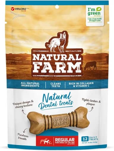 Petisco Dental Cães Natural Farm 420g Regular