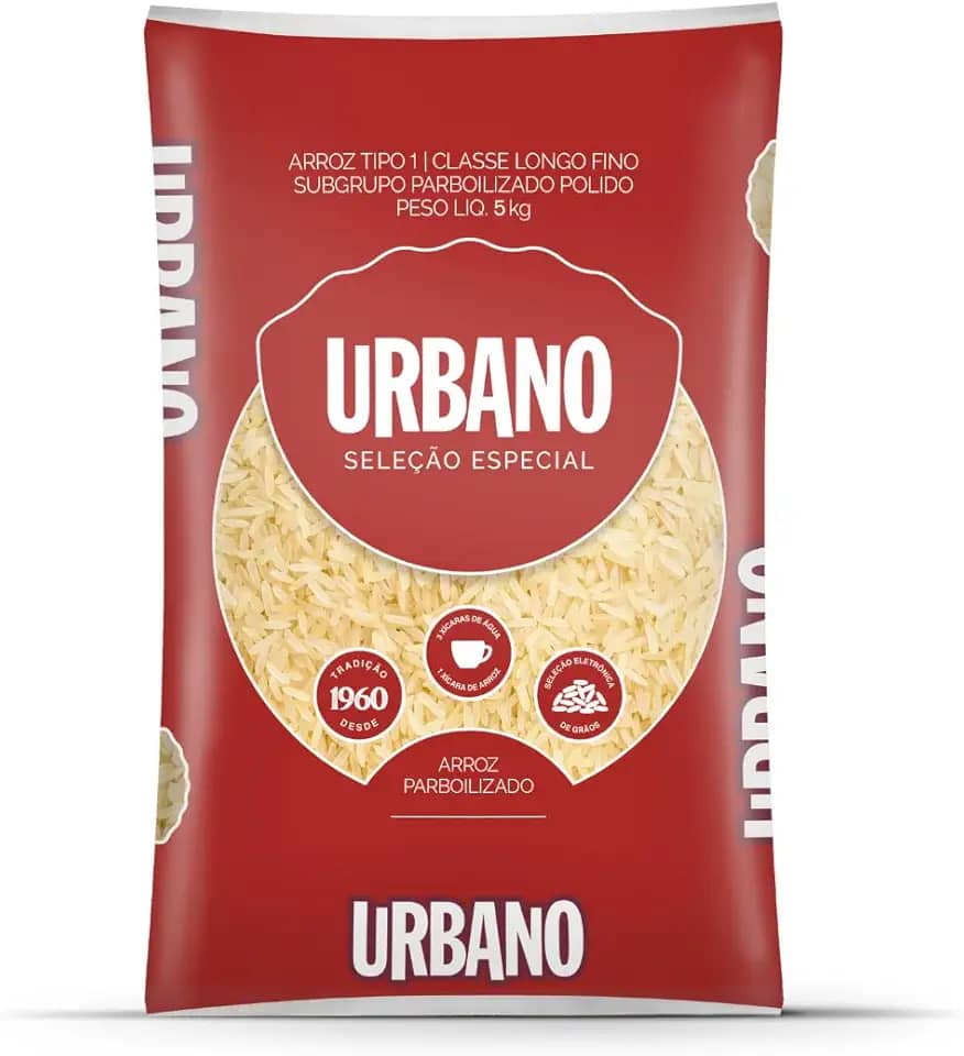 Arroz Parboilizado Urbano 5kg