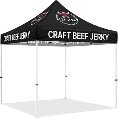 Barraca de carne seca artesanal, 25 x 25 cm para uso externo para carne seca feita à mão, vara de carne ou carne defumada pop up mercado tenda comercial