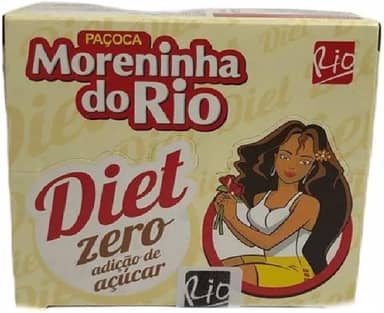 Pacoca Moreninha Do Rio 24un Diet 480gr Rio