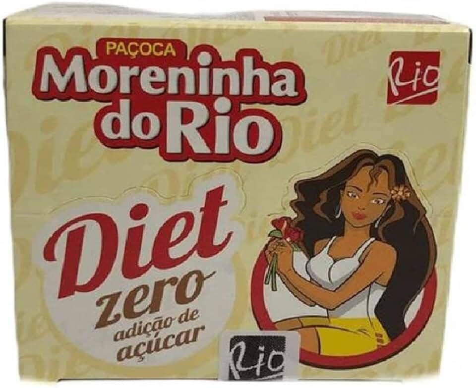 Pacoca Moreninha Do Rio 24un Diet 480gr Rio
