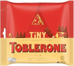 MINI TOBLERONE CHOCOLATE AO LEITE NOUGAT MEL AMÊNDOAS 200G