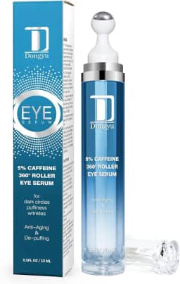 Creme para os olhos com cafeína para olheiras: creme sob os olhos cuidados matinais - soro diário para inchaço das pálpebras (fórmula atualizada)