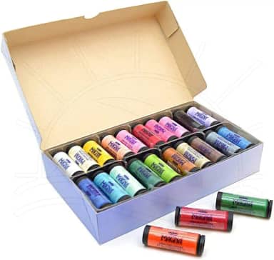 Linha Costura Coloridas Corrente Kit 40 Tubos Cores Variadas