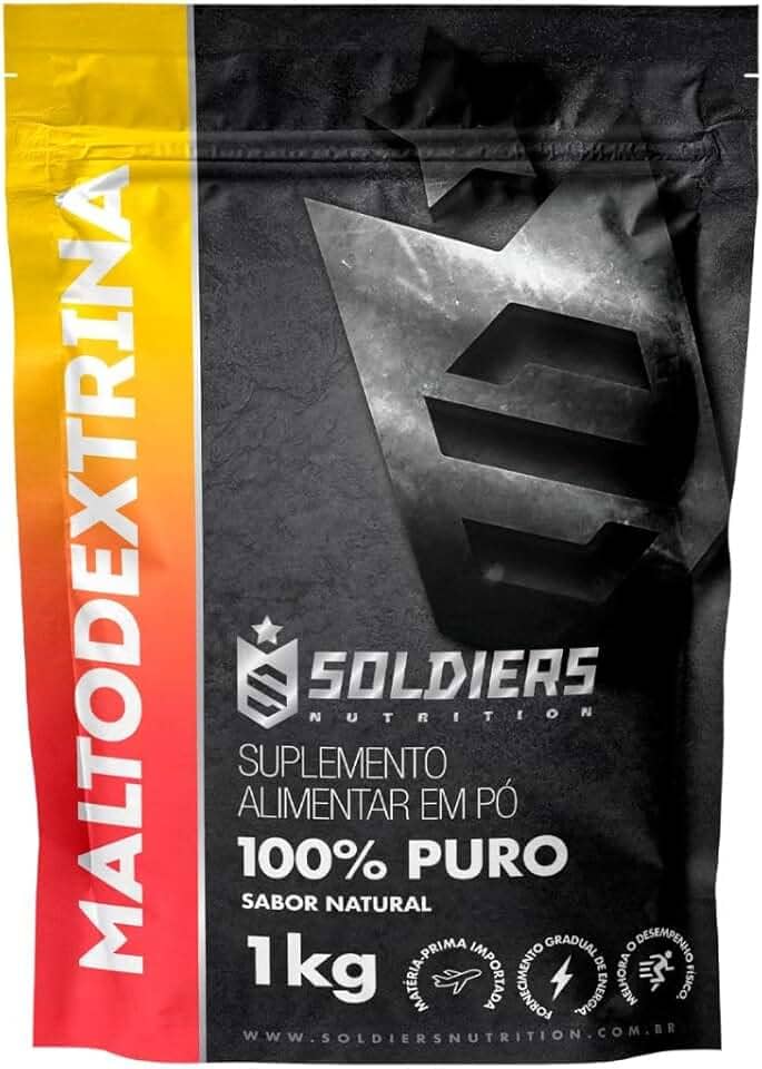 Maltodextrina 1Kg - 100% Puro Importado - Soldiers Nutrition